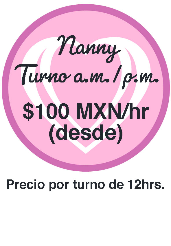 Servicio Nanny Turno a.m./p.m. Puerto Vallarta