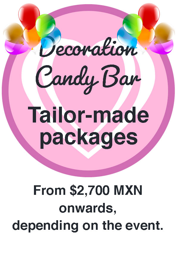 Decoration & Candy Bar - Nanny Heart
